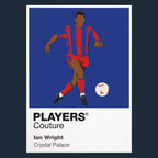 Ian Wright Crystal Palace Icon Frame — Navy