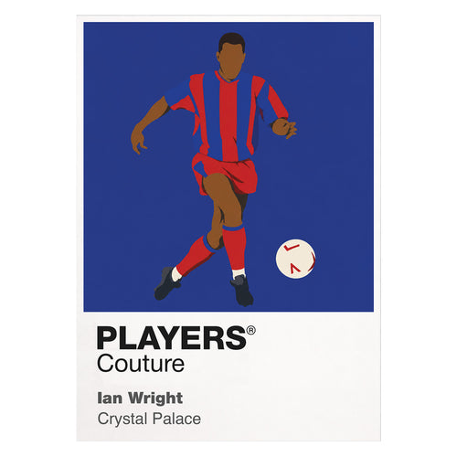 Ian Wright Crystal Palace Icon Frame — White