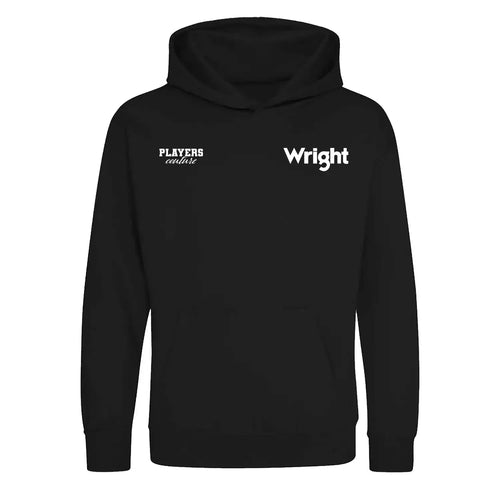 Ian Wright hoodie – black kids' hoodie featuring the Ian Wright Players Couture logo