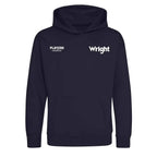 Ian Wright hoodie – navy kids' hoodie featuring the Ian Wright Players Couture logo