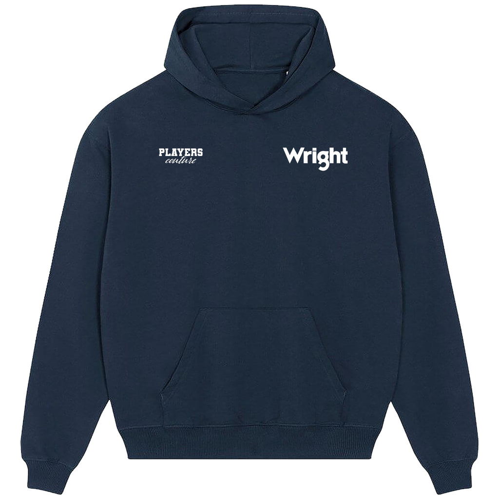 Ian Wright Logo Players Couture Men's Casual Hoodie Navy