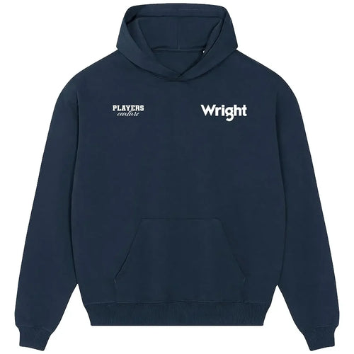 Ian Wright hoodie – navy men's hoodie featuring the Ian Wright Players Couture logo
