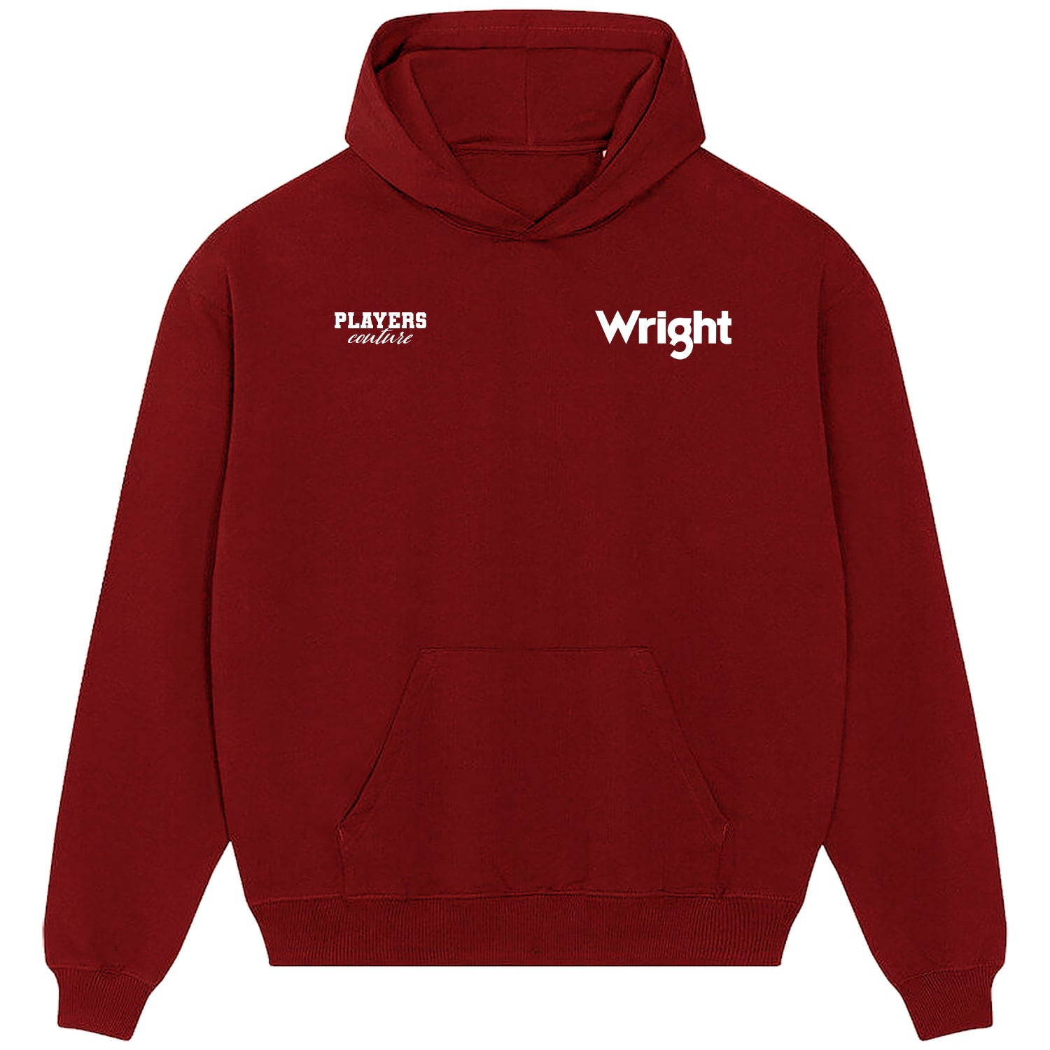 Ian Wright Logo Players Couture Men's Casual Hoodie Red