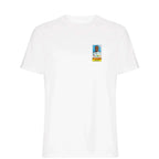 Ian Wright World Cup t-shirt – white men's t-shirt featuring the Ian Wright World Cup Players Couture logo
