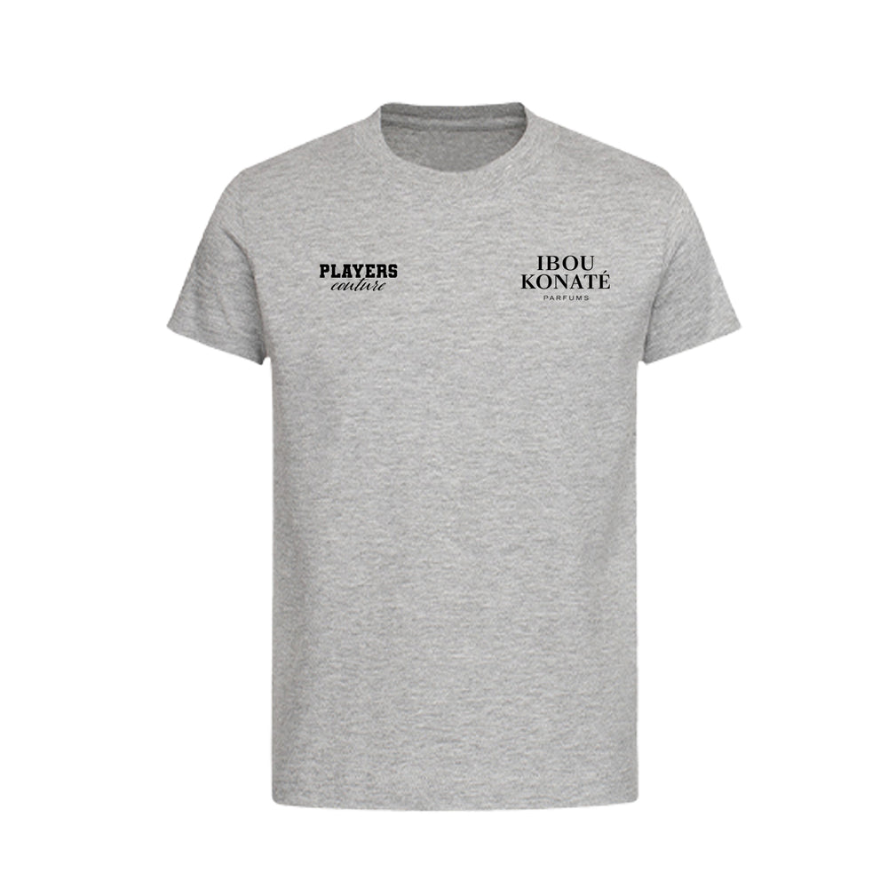 Ibou Konate Logo Players Couture Kids T-Shirt Gray