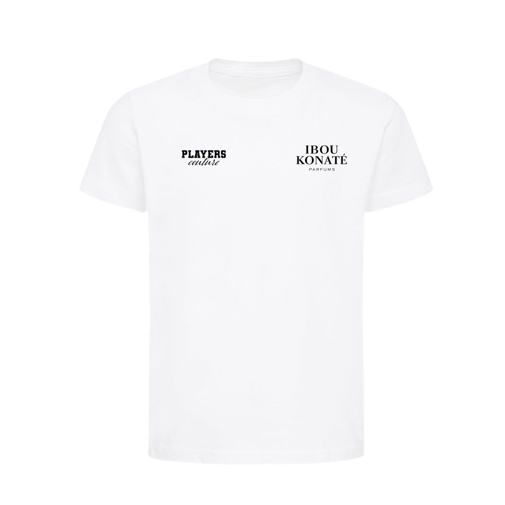 Ibou Konate Logo Players Couture Kids T-Shirt White