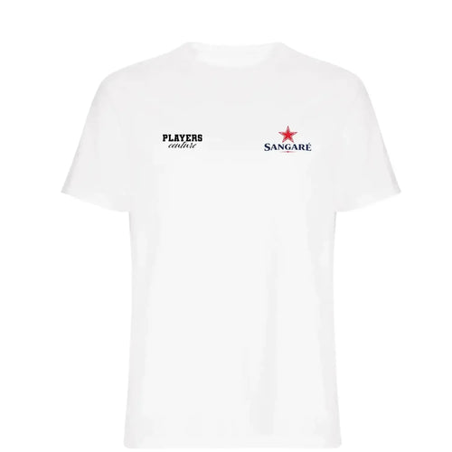 Ibrahim Sangaré t-shirt – white men's t-shirt featuring the Ibrahim Sangaré Players Couture logo