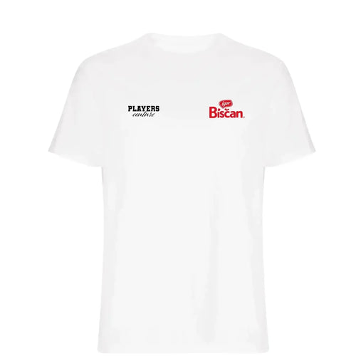 Igor Biscan t-shirt – white men's t-shirt featuring the Igor Biscan Players Couture logo