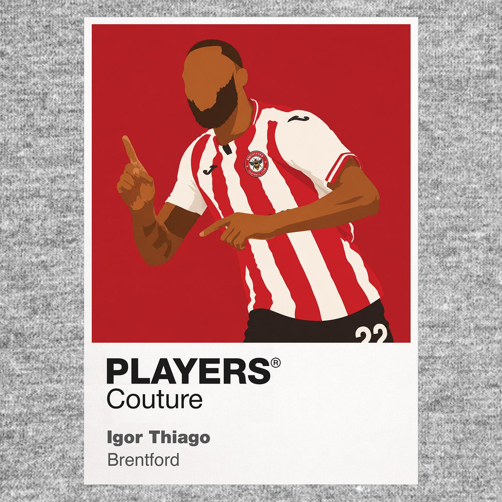 Igor Thiago Brentford Icon Frame Men's T-Shirt – image 7