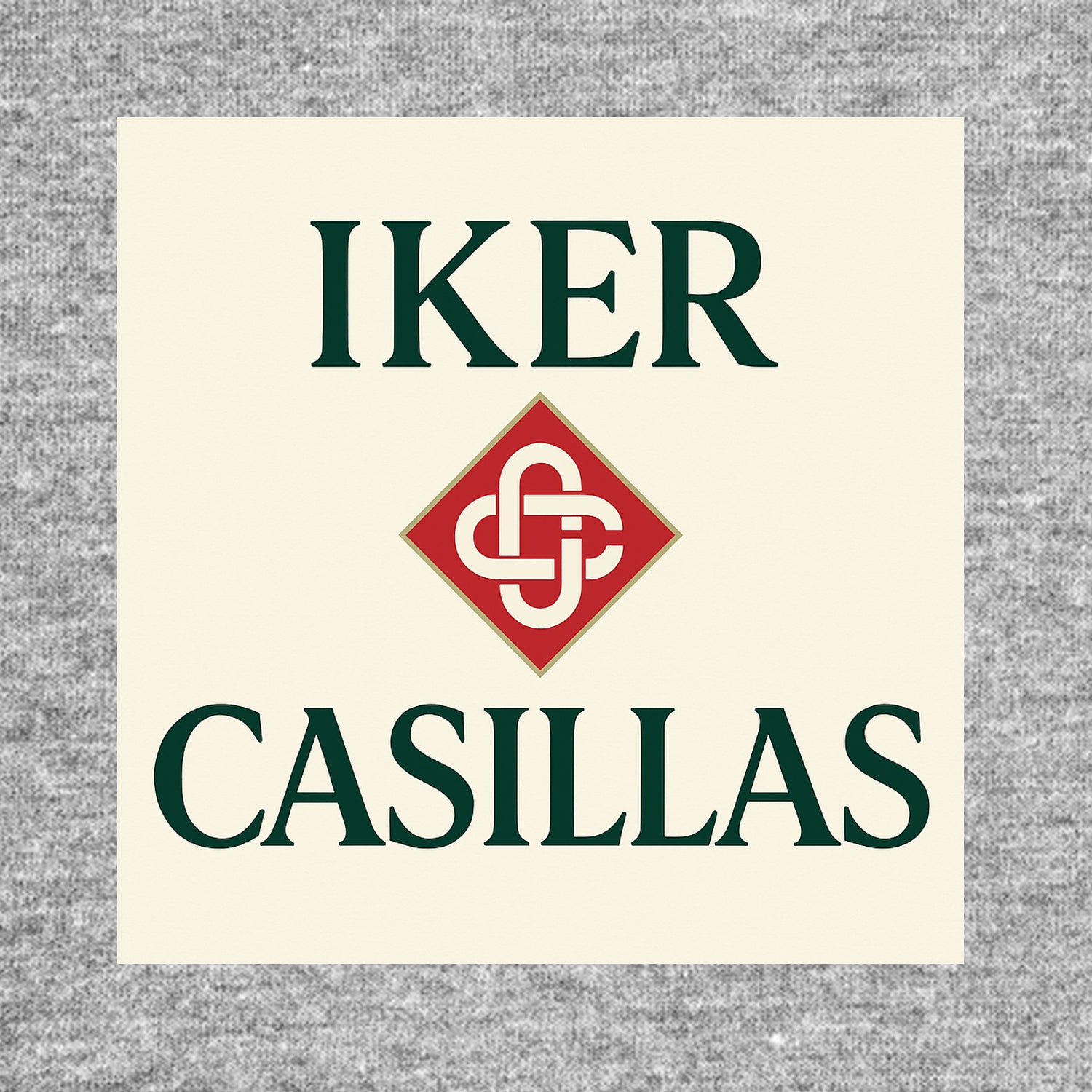 Iker Casillas Logo Players Couture Mens T-Shirt