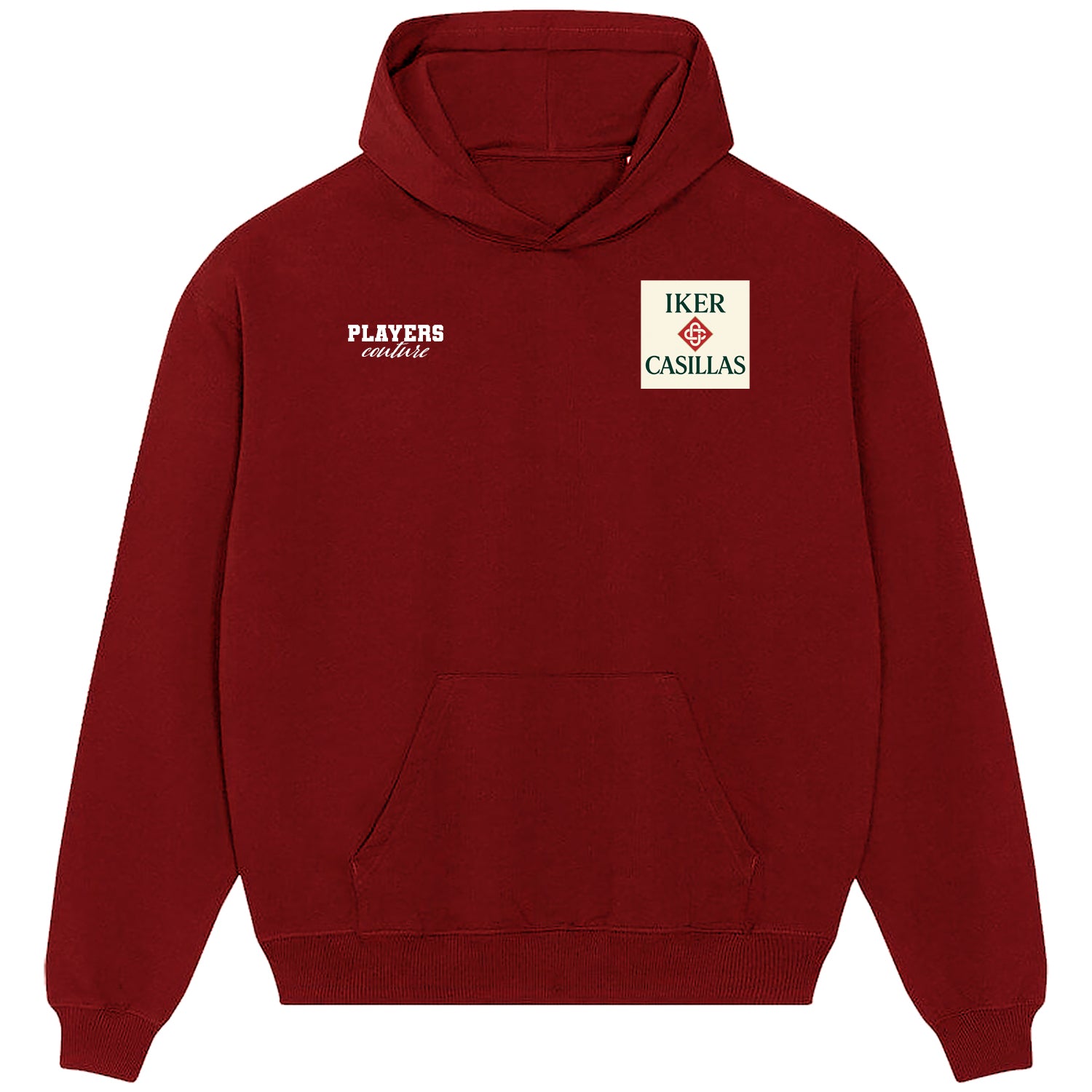Iker Casillas Logo Players Couture Men's Casual Hoodie Red