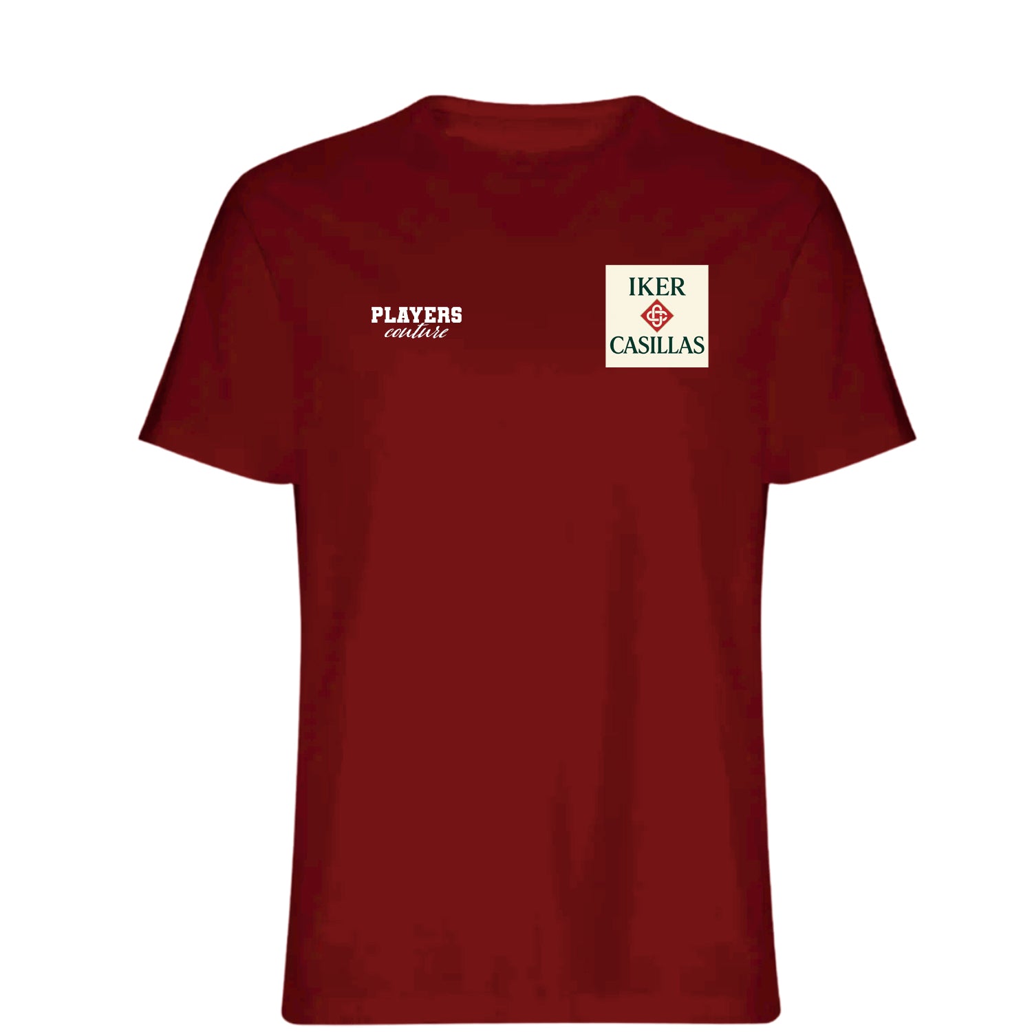 Iker Casillas Logo Players Couture Mens T-Shirt Red