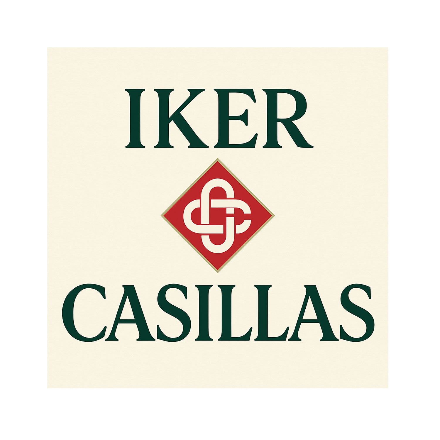 Iker Casillas Logo Players Couture Mens T-Shirt