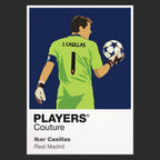 Iker Casillas Real Madrid Icon Frame — Black