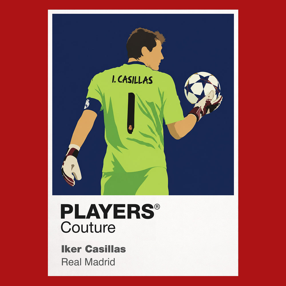 Iker Casillas Real Madrid Icon Frame — Red