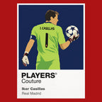 Iker Casillas Real Madrid Icon Frame — Red