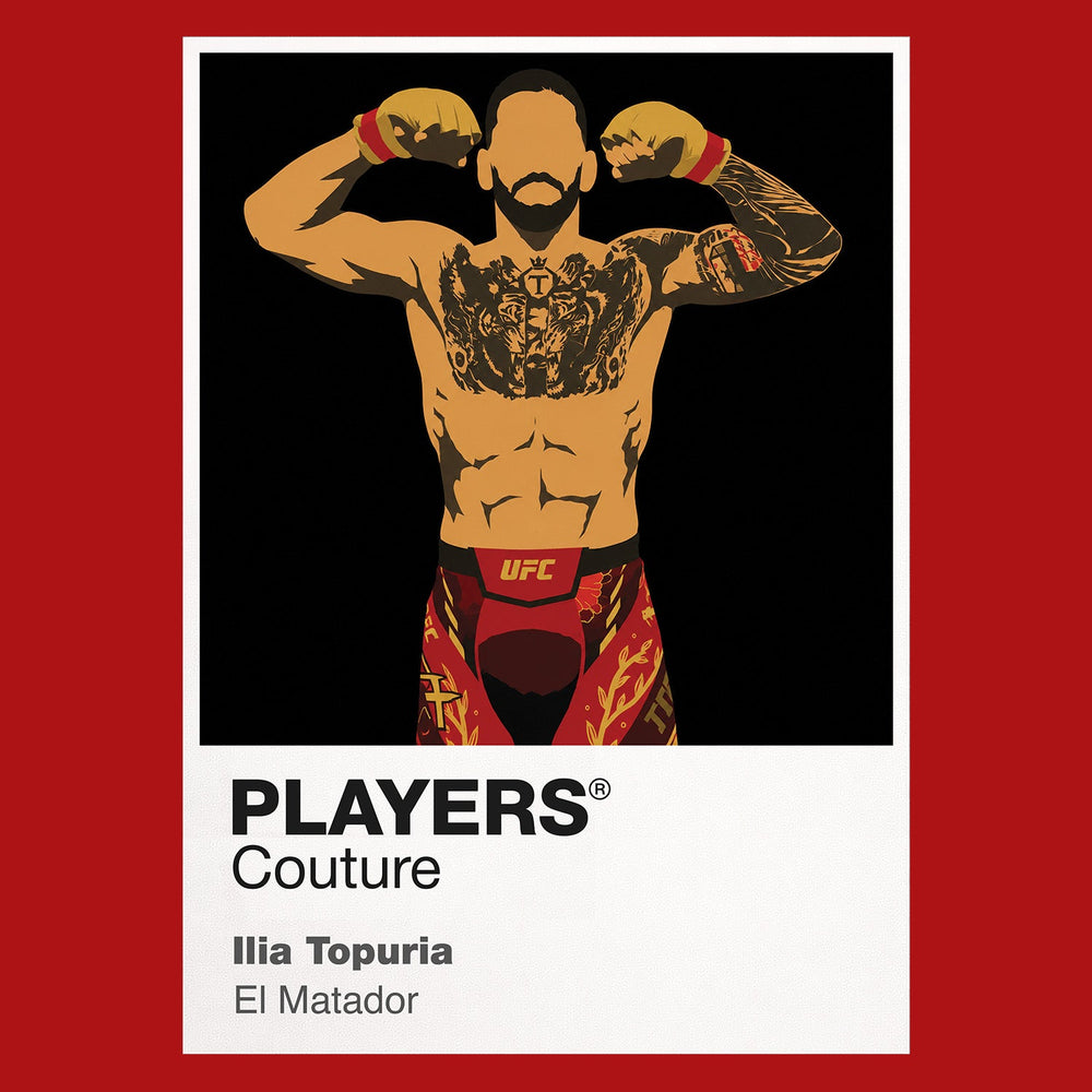 Ilia Topuria UFC Icon Frame Men's T-Shirt