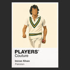 Imran Khan Cricket Icon Frame Men's T-Shirt