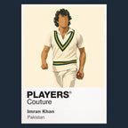 Imran Khan Cricket Icon Frame Men's T-Shirt
