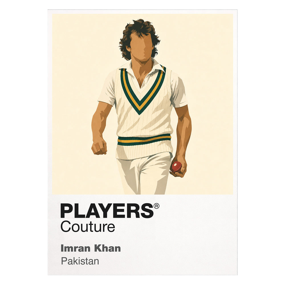 Imran Khan Cricket Icon Frame Men's T-Shirt