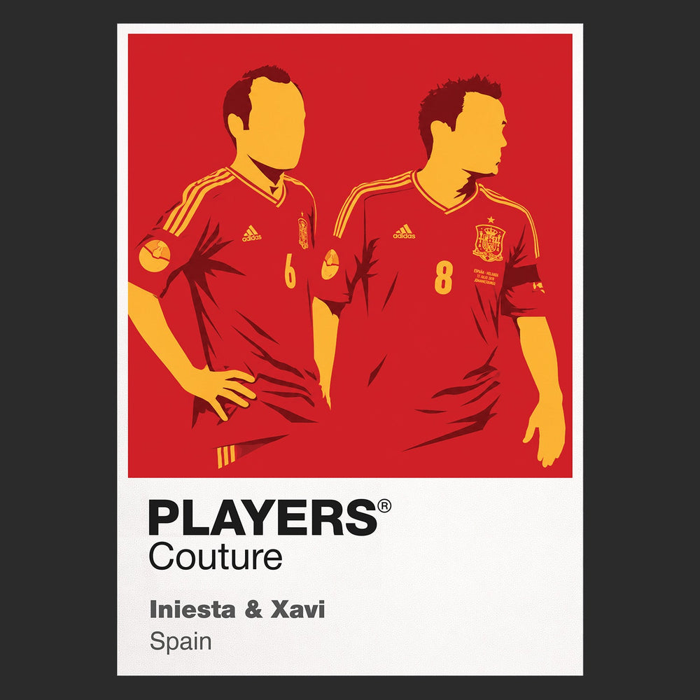 Iniesta & Xavi Players Couture Frame Black