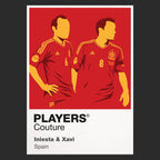Iniesta & Xavi Players Couture Frame Black