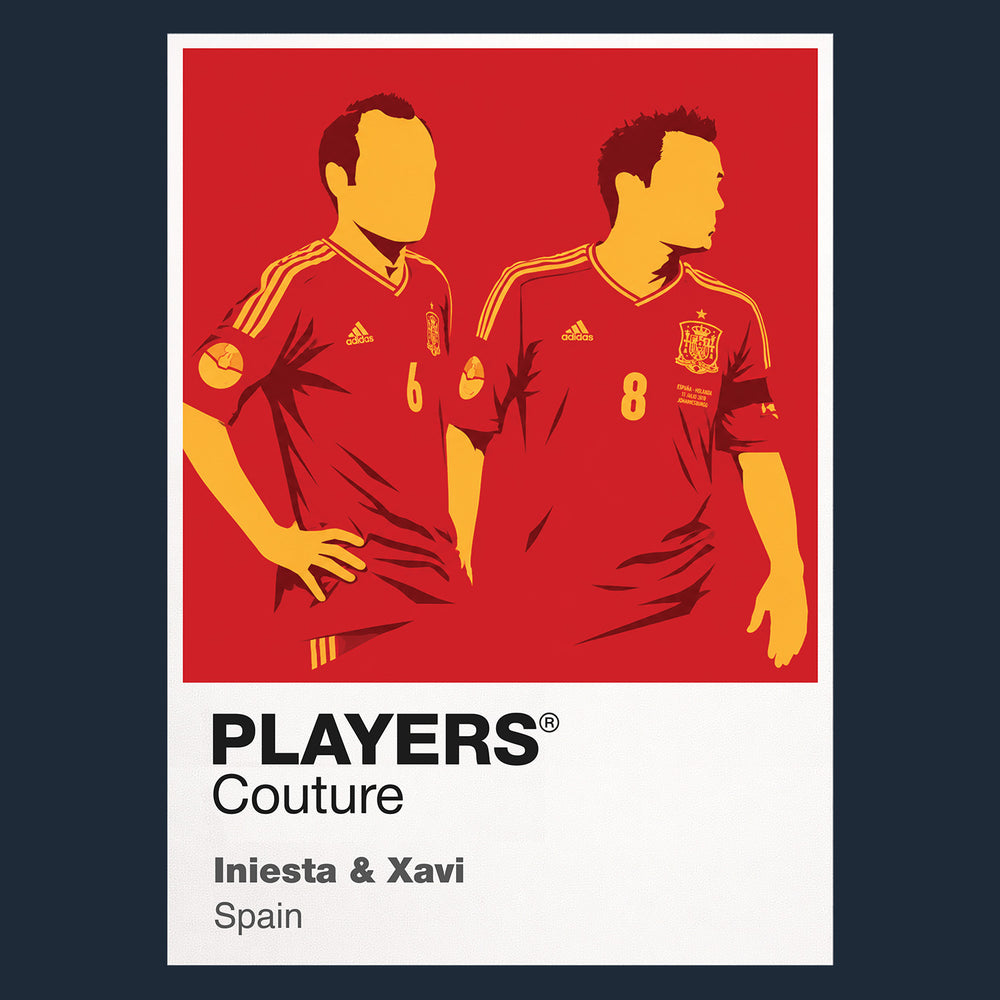 Iniesta & Xavi Players Couture Frame Navy