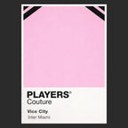 Inter Miami Classic Football Shirt Colours Frame Men's T-Shirt – black close-up detail shot of the Inter Miami Players