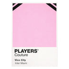 Inter Miami Classic Football Shirt Colours Frame Men's T-Shirt – white close-up detail shot of the Inter Miami Players