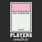Inter Miami Monopoly Card hoodie – black men's hoodie with white Inter Miami Monopoly Card letters and Players Couture logo