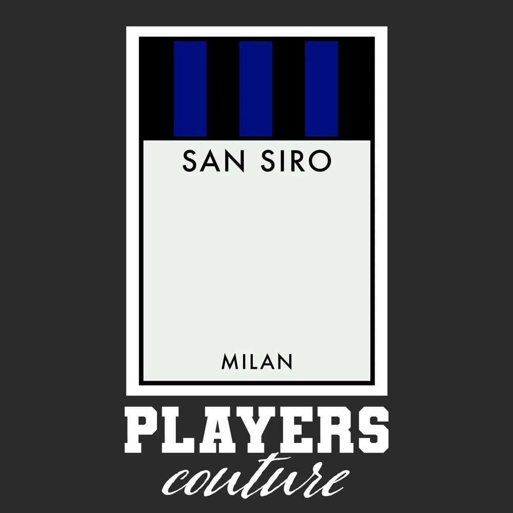 Inter Milan Monopoly Card hoodie – black men's hoodie with white Inter Milan Monopoly Card letters and Players Couture logo