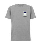 Inter Milan Monopoly Card t-shirt – close-up of white Inter Milan Monopoly Card lettering and Players Couture logo on the