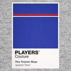 Ipswich Town Classic Football Shirt Colours Frame Men's T-Shirt – grey close-up detail shot of the Ipswich Town Players