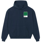 Ireland hoodie – navy men's hoodie featuring the Ireland Players Couture logo