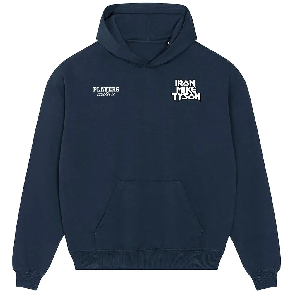 Mike Tyson Logo Players Couture Men's Casual Hoodie - Navy / S | Boxing, Fashion Collection, Hoodies, Men's, Volume 1
