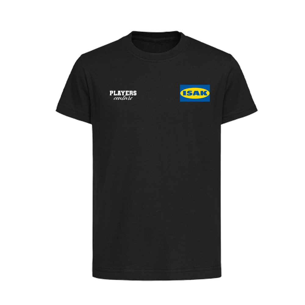 Alexander Isak Logo Players Couture Kids T-Shirt Black