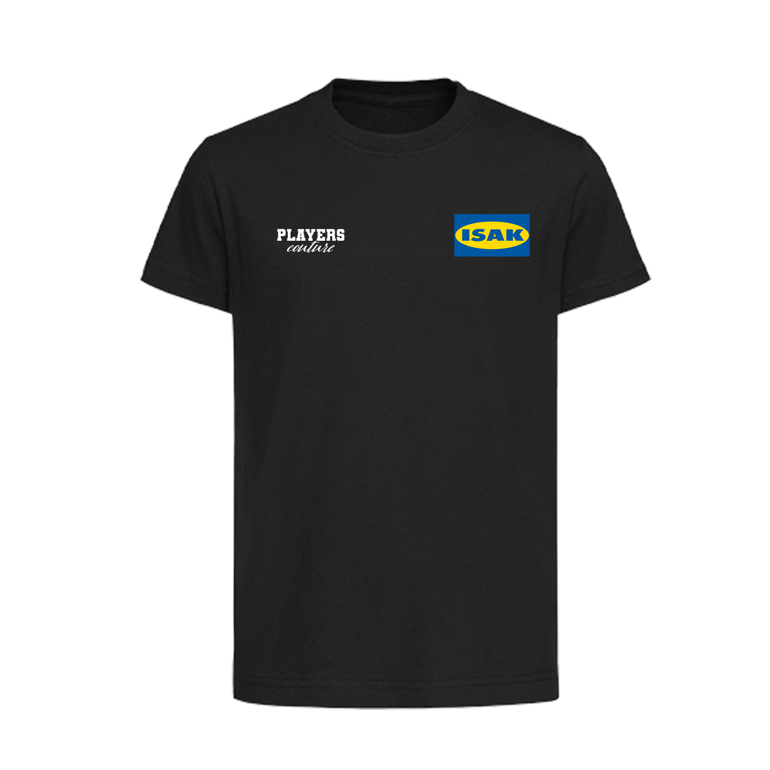 Alexander Isak Logo Players Couture Kids T-Shirt Black