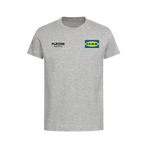 Alexander Isak t-shirt – grey kids' t-shirt featuring the Alexander Isak Players Couture logo