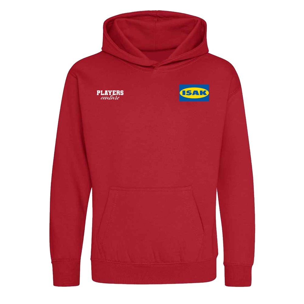 Alexander Isak Logo Players Couture Kids Hoodie Red
