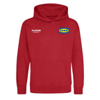 Alexander Isak hoodie – red kids' hoodie featuring the Alexander Isak Players Couture logo
