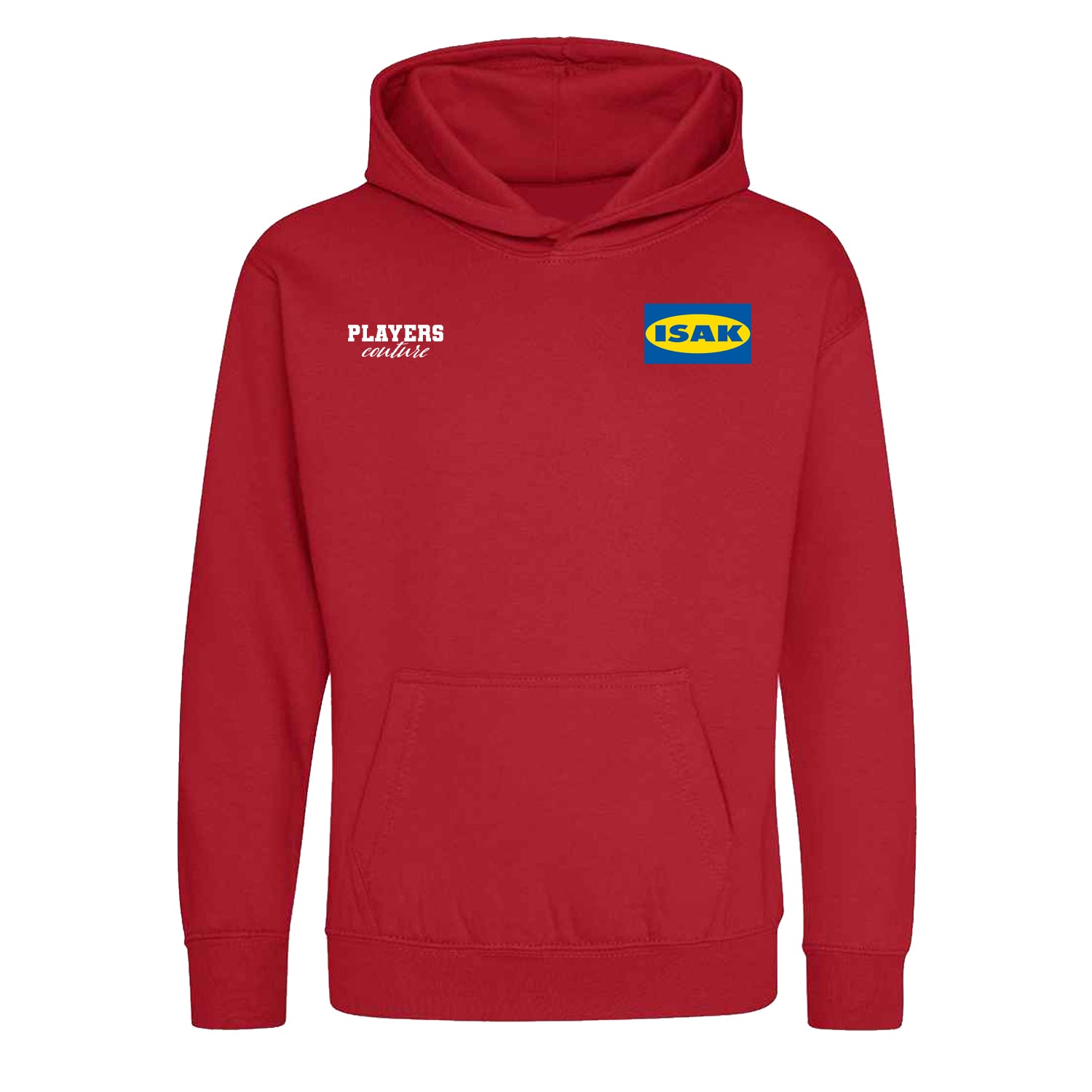Alexander Isak Logo Players Couture Kids Hoodie Red