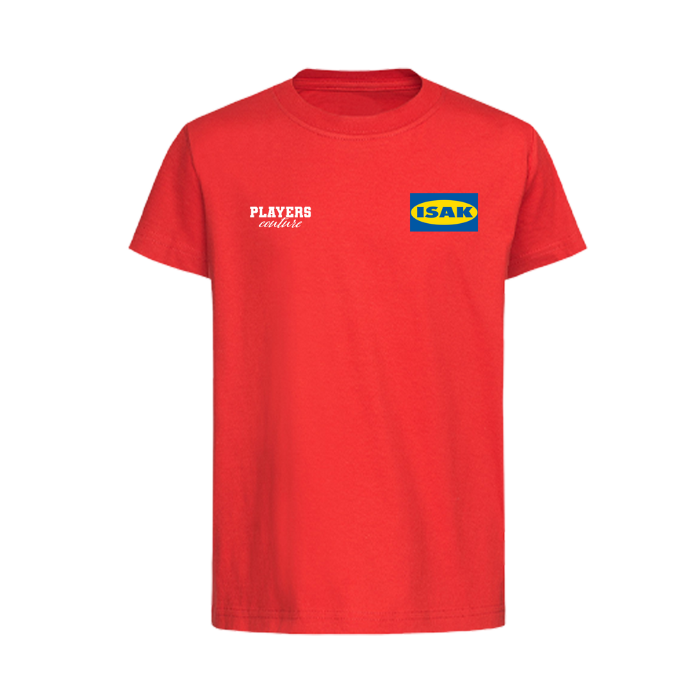 Alexander Isak Logo Players Couture Kids T-Shirt Red
