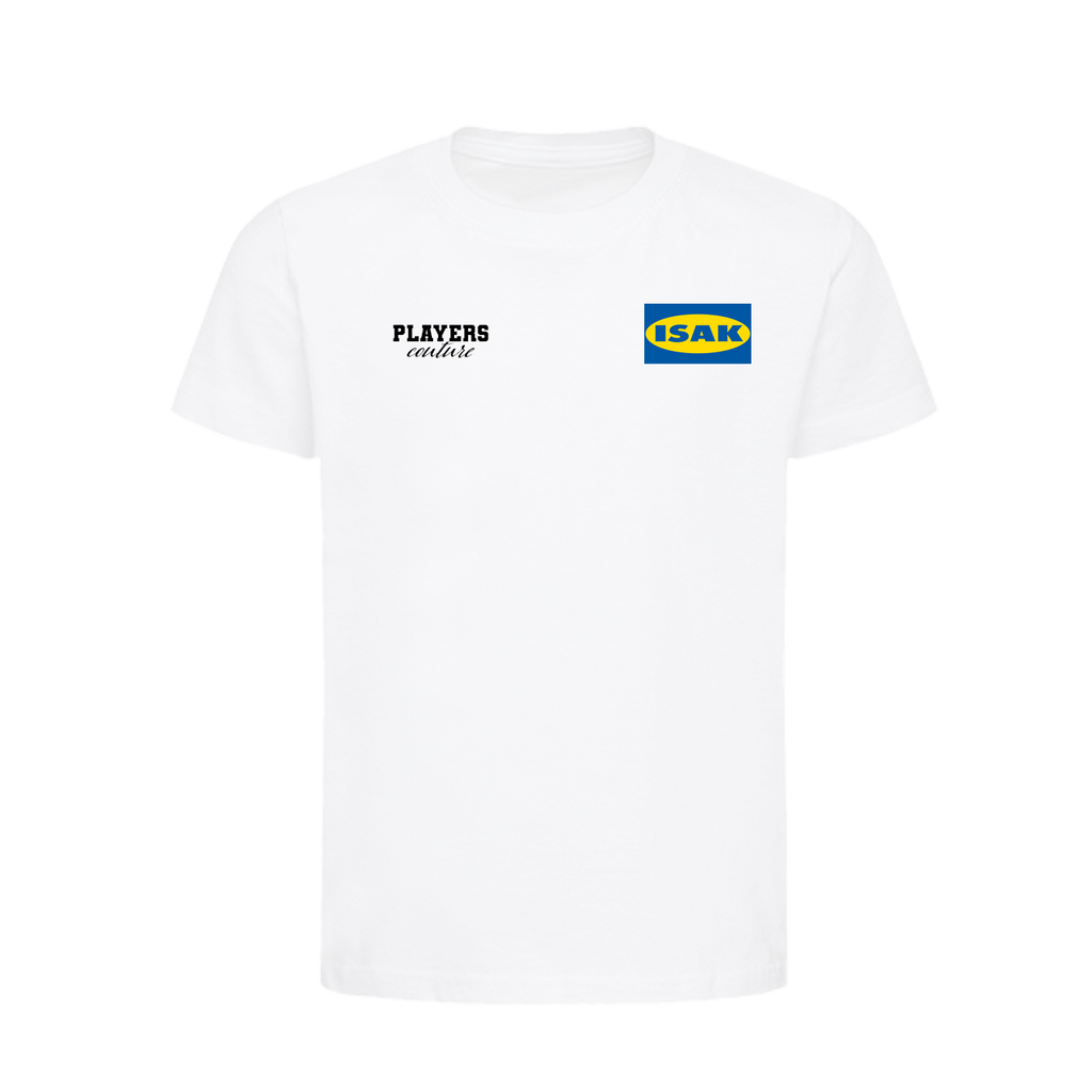 Alexander Isak Logo Players Couture Kids T-Shirt White