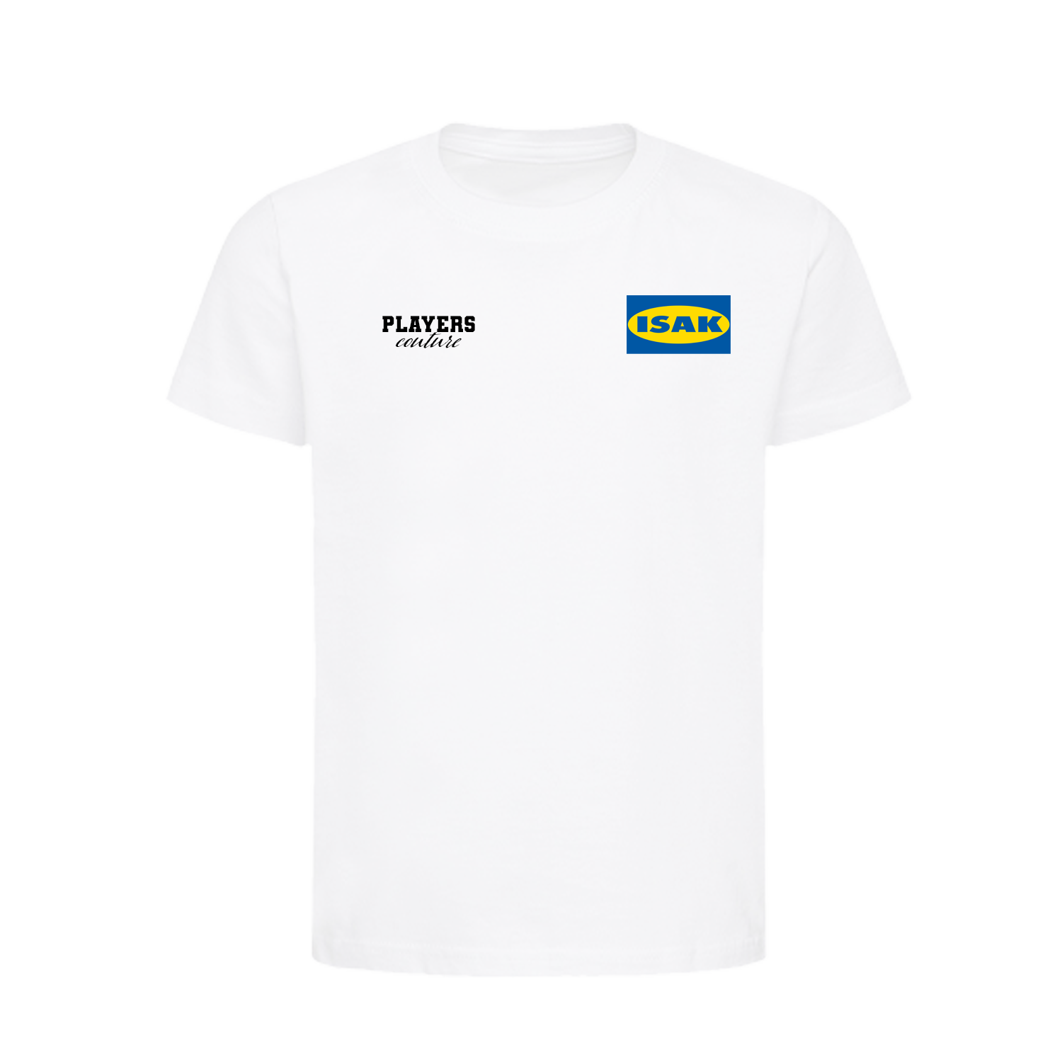 Alexander Isak Logo Players Couture Kids T-Shirt White