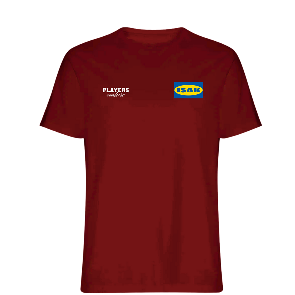 Alexander Isak Logo Players Couture Mens T-Shirt Red