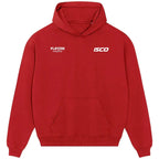 Isco hoodie – red men's hoodie featuring the Isco Players Couture logo