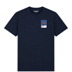 Isiah Thomas Pistons Basketball Icon Frame Men's T-Shirt - Navy