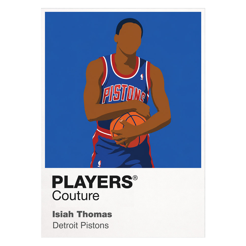 Isiah Thomas Pistons Basketball Icon Frame - Icon Design