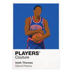 Isiah Thomas Pistons Basketball Icon Frame - Icon Design