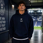 it name-print hoodie - navy